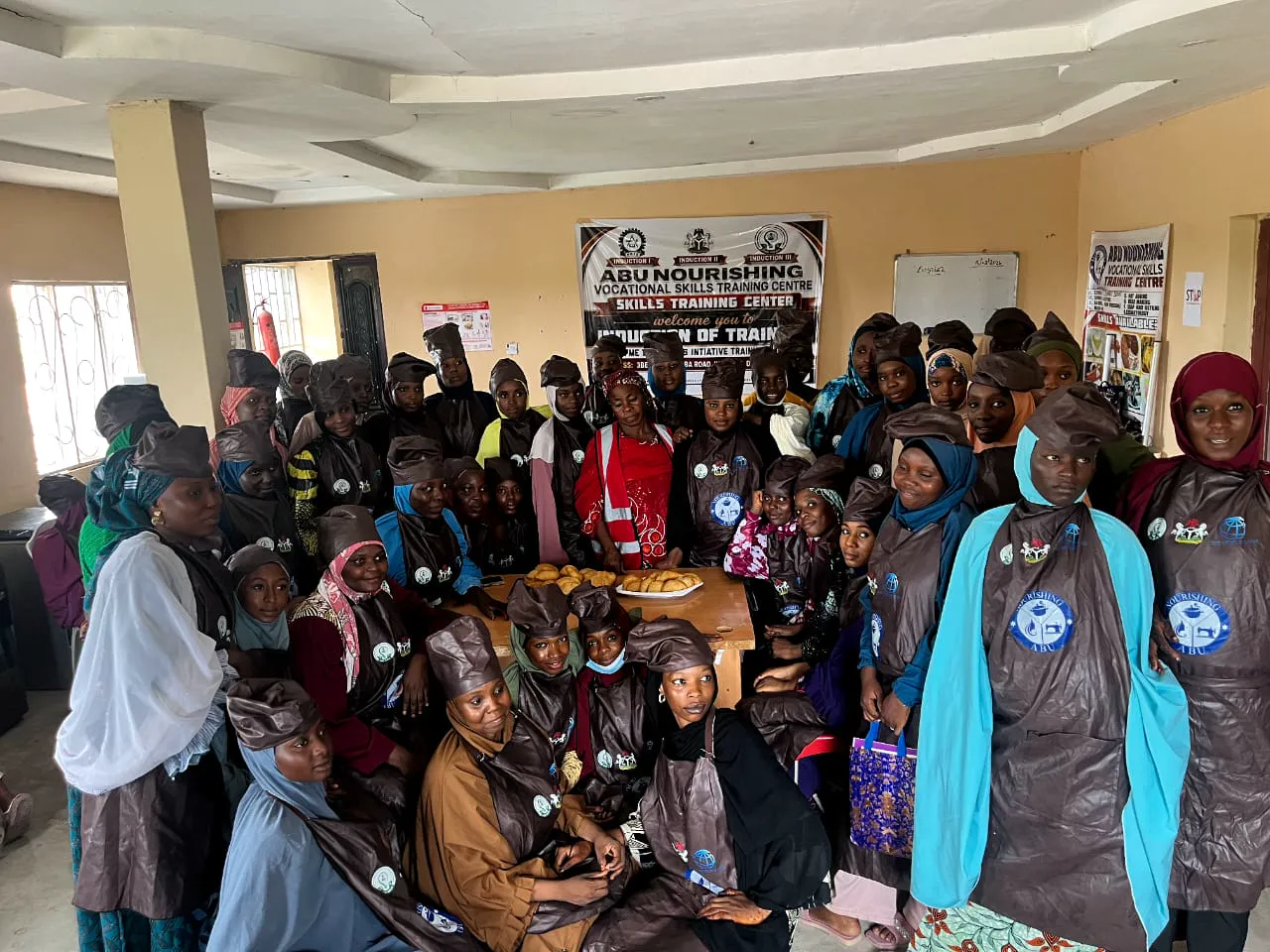 Participants and facilitators at a practical skills programme