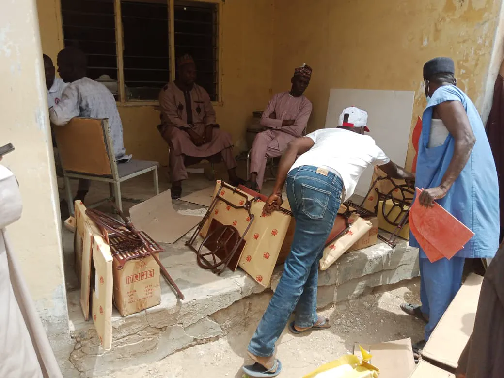 Community programme equipment distribution